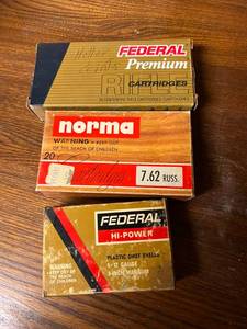 lot 163 image: Full Box 22-250 Cartridges & Mixed Ammo