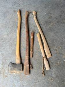 lot 227 image: Axe & Wood Replacement Handles