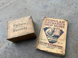 lot 251 image: 1928 Popular Mechanics Shop Notes & Cigar Box