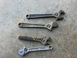 lot 265 image: Adjustable Wrenches