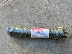 lot 279 image: New Roll 38 x 75 Camouflage Poly Rope