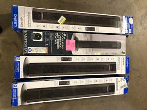 Lot of Assorted Fan Towers Various Models and Conditions  Customer Returns See Pictures