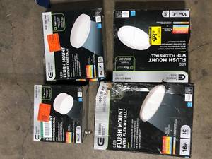 Lot of Assorted Ceiling Light for Home  Various Models and Conditions Customer Returns See Pictures