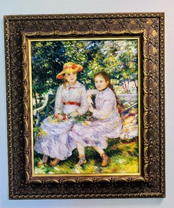 lot 103 image: The Daughters of Durand-Ruel by Pierre-Auguste Renoir Painting Reproduction