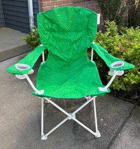 lot 155 image: Two Green Folding Chairs