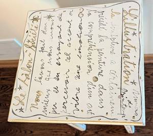 lot 37 image: Petite Painted Side Table
