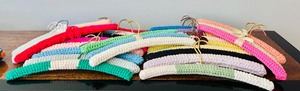 lot 109 image: Fun Vintage Clothes Hangers with Vibrant Colors