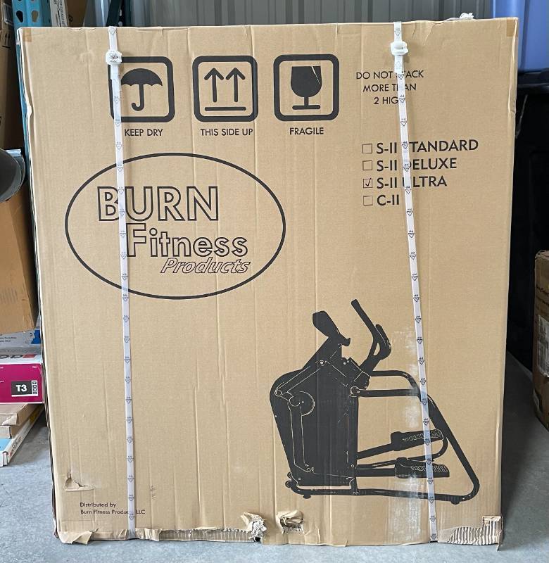 lot 3A image: Brand New Burn Fitness S-II Ultra Elliptical $699 Retail N