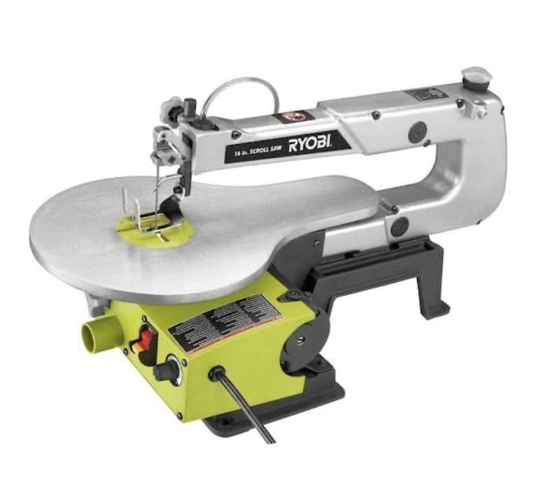 lot 8A image: Brand New Ryobi 1.2 Amp Corded 16 in. Scroll Saw $219 Retail N