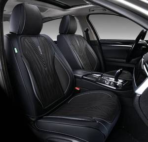 lot 34 image: New Florich Universal Front Seat Covers with Head Rest Cover Black B