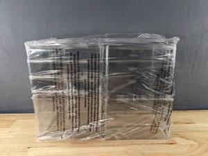 lot 100 image: Brand New mDesign Clear Organizer Bins, 8 Pack B