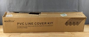 lot 143 image: New MOOITEK PVS Line Cover Kit for Split AC & Heat Pump System $88.97 Retail B
