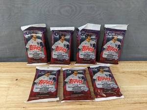 lot 55D image: 7 Brand New Topps 2024 MLB Baseball Series 2 Trading Cards $56 Retail I