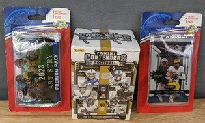 lot 11A image: Brand New NFL Football Cards Sage 2023 Artistry Premium Pack, Panini Contenders Football 2023, and Pro Picks Rookies & Future Stars 2022 I
