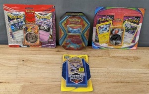 lot 42D image: Brand New Pokemon Cards Armarouge, Revavroom & Houndstone, Salamence Tin, Fossil Pokemon Mystery Pack $96 Retail I