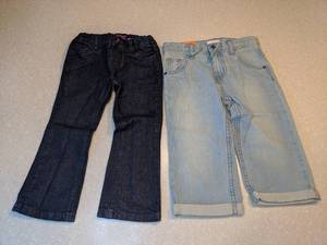 lot 418 image: New Girls Jeans The Childrens Place Joe Fresh Size 3 & 5 P