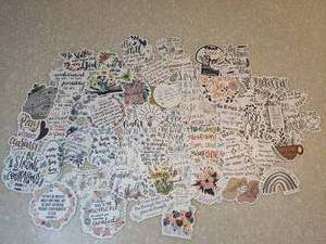 lot 436 image: 50 Brand New Bible Versus Uplifting Quotes P