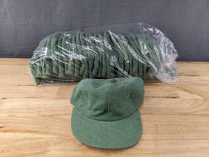 lot 52C image: 63 Brand New Yupoong Washed Sage Green Hats OSFM A