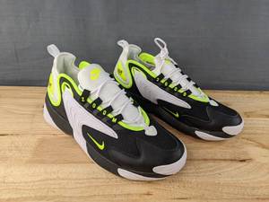 lot 40C image: New Nike Zoom 2K Mens Size 10.5 Black, White and Neon N