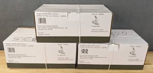 lot 49C image: 3 Brand New HD Supply Single Handle 1.2gpm Sink Faucets $60 Total Retail S
