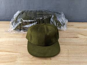 lot 141F image: 24 Brand New YUPOONG Moss Green Hats OSFM A