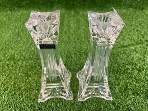 lot 131 image: Waterford Crystal&nbspOdyssey 7 Candlesticks
