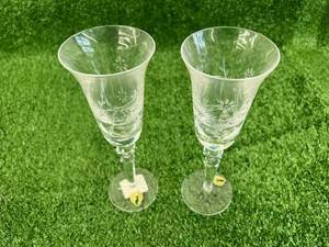 lot 140 image: Waterford Crystal&nbsp18th Century Flutes - 1 Pair