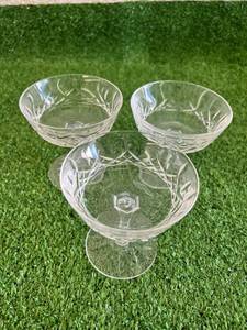 lot 182 image: Waterford Crystal Sherbet Glasses (3)