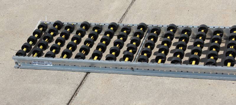 Stand Alone Gravity Conveyor Bridge Measures 92 Inch Long X 15 Inch Wide