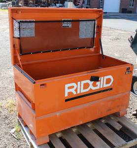 RIDGI 48 X 24X 28.5 Job Site GangTool Box Universal Storage Chest
