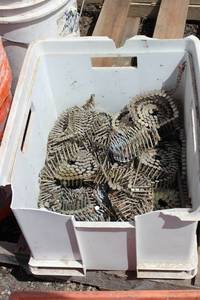 Coil Roofing Nails, Grip Fast, 11 Gauge 1 Long Approx, 2 Box 7200 Nail Per Box.
