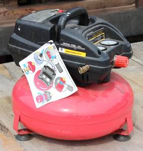 Central Pneumatic 3 Gallon 100 PSI Oilless Pancake Air Compressor, 120 Volts