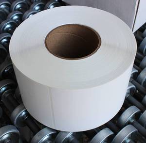 Shipping Labels Industrial Thermal Transfer 4 Inch X 6 Inch. Case Of 4 Rolls White Approx. 50 Ft Each Roll