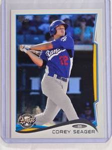 lot 48 image: Corey Seager Rookie 2014 Topps #30 Rancho Cucamonga Quakes - Los Angeles Dodgers