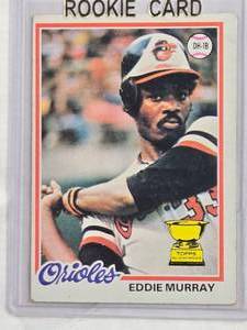 lot 69 image: Eddie Murray All-Star Rookie 1978 Topps Rookie Card #36 - Baltimore Orioles