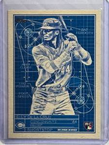 lot 79 image: Elly De La Cruz Rookie 2024 Topps Blueprint Series #SB-15 - Cincinnati Reds