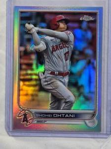 lot 83 image: Shohei Ohtani 2022 Topps Chrome Refractor #1