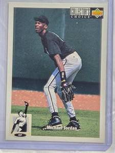 lot 106 image: Michael Jordan MLB Rookie 1994 Upper Deck Collectors Choice #23