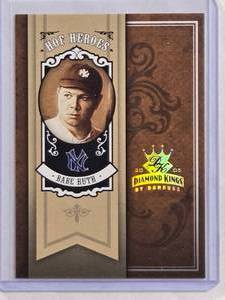 lot 126 image: Babe Ruth 2005 Donruss Diamond Kings Hall of Fame Heroes #HH-90 - Numbered 850