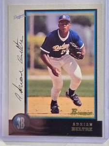 lot 143 image: Adrian Beltre Rookie 1998 Topps #123 - Hall of Famer