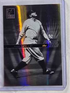 lot 147 image: Babe Ruth 2004 Donruss Elite Refractor #PT-27 Numbered 62100