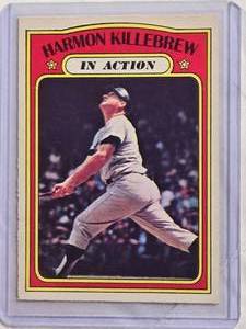 lot 158 image: Harmon Killebrew 1972 In Action #52 - Minnesota Twins