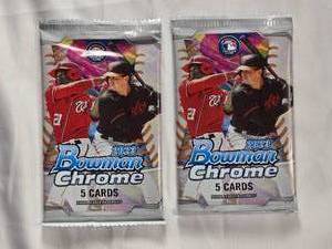 lot 196 image: Lot of 2 Unopened Packs 2023 Bowman Chrome