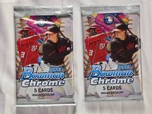lot 197 image: Lot of 2 Unopened Packs 2023 Bowman Chrome