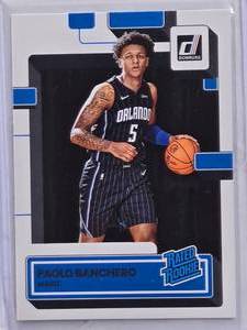 lot 212 image: Paolo Banchero Rookie 2022-23 Panini Donruss Rated Rookie #201