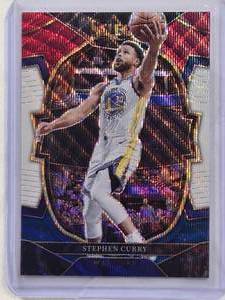 lot 216 image: Stephen Curry 2022-23 Panini Select Wave Refractor #27
