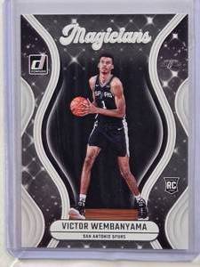 lot 218 image: Victor Wembanyama Rookie 2023-24 Panini Donruss Magicians #1