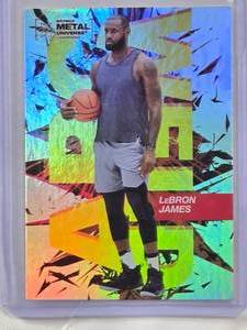 lot 219 image: Lebron James 2021 Metal Universe Insert #AW-20