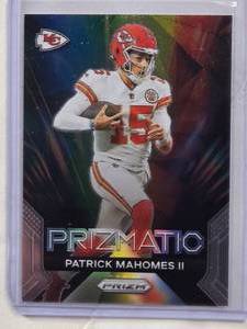 lot 247 image: Patrick Mahomes 2023 Panini Prizm Prizmatic Insert #2