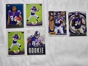 lot 249 image: Lot of 6 Cordarrelle Patterson Rookie Cards
